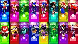 🔴 Inside Out 2 vs Paw Patrol vs PJ Masks vs Sonic | Tiles Hop LIVE