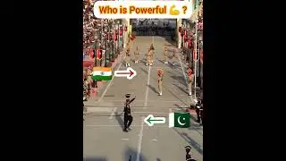 🇮🇳💪🇵🇰 Border Fight Scene in Flag Ceremony at Attari Wagah Border