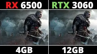 RX 6500 XT VS RTX 3060 - BENCHMARK TEST IN 11 GAMES