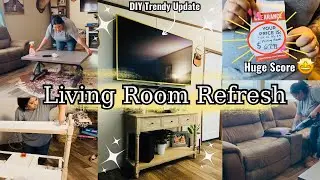 Living Room REFRESH | 2024 Double Wide Manufactured Home #homerefresh