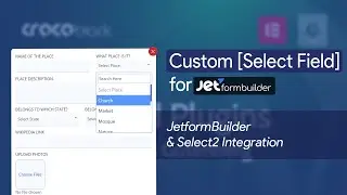 How to style default Select field | Custom Select Field For JetFormBuilder Forms.