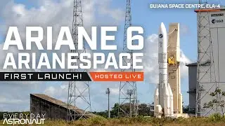 Watch The Ariane 6 Launch For The First Time!