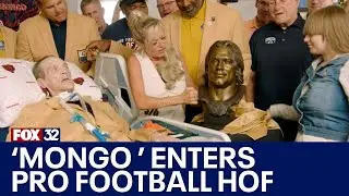 Steve ‘Mongo’ McMichael enters the Pro Football Hall of Fame in ceremony at his home