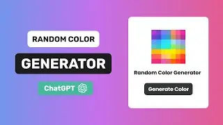 Create Random Color Generator using Javascript