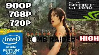 Shadow of The Tomb Raider | GT 1030 | Intel Pentium G2020 CPU & 6 GB RAM