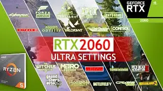 RTX 2060 ULTRA SETTINGS TEST IN 20 GAMES IN 2021 1080p.