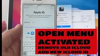 Open menu / activated icloud bypass solution checkra1n required, add new icloud id and make calls