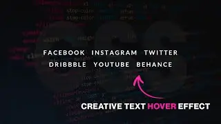 CSS Creative Text Hover Effects | Split Text on Hover | Pure CSS