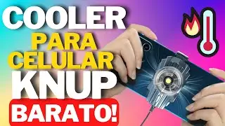 O MELHOR COOLER BARATO PARA CELULAR ESQUENTANDO MODELO KNUP