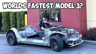 How Much Faster Is a Tesla Model 3 Without A Body? RESULTS ARE SHOCKING!