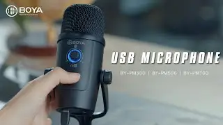 BOYA BY-PM300 & BY-PM500 & BY- PM700 USB Microphone