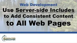 Use PHP Server-side Includes to Add Consistent Content to All Web Pages in a Site