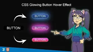 Glowing Button Hover Effect Using CSS  |For Beginners |(Coding Web Project Made Easy) #hovereffect