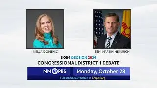 New Mexico Senatorial Debate: Martin Heinrich and Nella Domenici - Preview