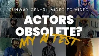 Will AI Replace Actors? Runway Gen-3 Video to Video Test 🎬