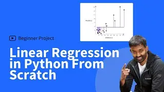 Linear Regression Algorithm In Python From Scratch [Machine Learning Tutorial]