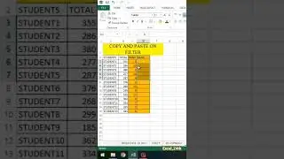 Excel Tips_Copy Paste on Filter #excel,,,,