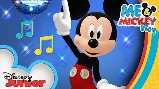 Super Silly Dance Party With Mickey Mouse 🤪 | Me & Mickey | Vlog 13 | @disneyjr