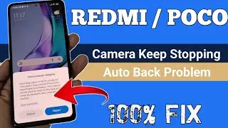 cant connect to camera | camera auto back | keep stopping | Miui 13 | Xiaomi