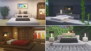 Minecraft Tutorial | 8 Bedroom Design Ideas | Interior #9