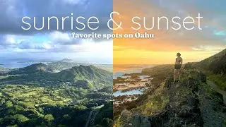 Favorite Sunrise and Sunset Hiking Spots on Oahu 🌅 | Hawaii Vlog Part 3