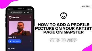 How To Add A Profile Picture On Your Artist Page On Napster - Step-by-Step