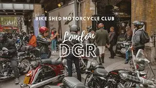 The Distinguished Gentleman's Ride DGR 2021 in London, and Bike Shed.