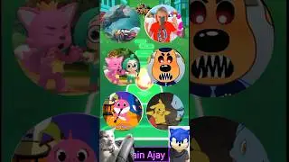 Lightning Mcqueen,  Vlad and Niki, Pinkfong, Sheriff Labrador Exe, Baby Shark, Pikachu Tiles Hop 306