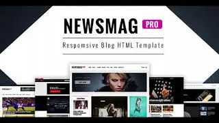 NewsMag Responsive Magazine HTML Template | Themeforest Website Templates and Themes