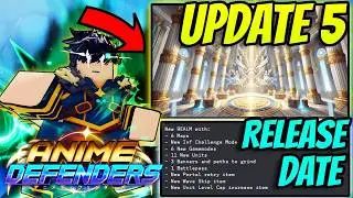 *OFFICIAL* Anime Defenders Update 5 Release Date + Insane Leaks..