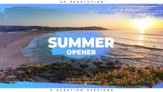 Summer Opener | After Effects Template | Openers