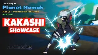 KAKASHI SHOWCASE Anime Adventures  |  ROBLOX Anime Game