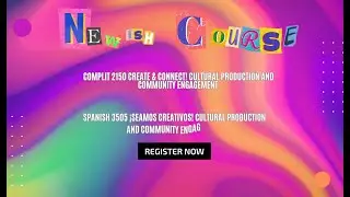 Create & Connect! ¡Seamos creativos! Cultural Production and Community Engagement