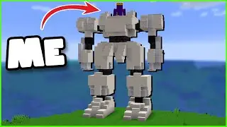 I Built an INSANE Working Mech in Minecraft  (using Create Mod)