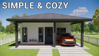 3 Bedroom House Plan | Simple House Design | H2