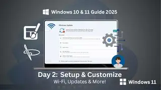 Windows 10 & 11 Operating System Guide 2025 | Day 2 - Personalize, Update, and Secure.