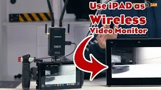 Use iPhone iPad as Monitor Crystal-800 Long Distance Wireless Video System