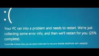 How to Fix KMODE EXCEPTION NOT HANDLED Blue Screen Error on Windows 10