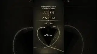 CINEMATIC SAVE THE DATE || WHATSAPP INVITATION CARD || ADOBE AFTER EFFECTS 2022 || APVL INDIA