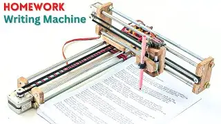 How To Make Homework Writing Machine | Arduino Uno Project