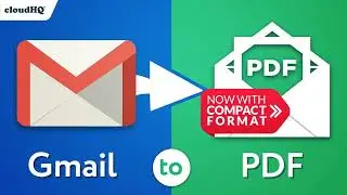 Save emails as PDF, now with a new compact PDF feature