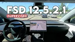 Tesla FSD (Supervised) 12.5.2.1 Full Drive | Making Progress!