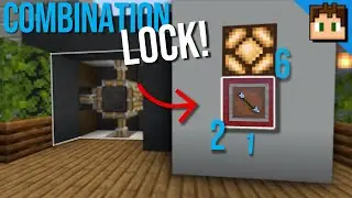 The ITEM FRAME Combination LOCK! [Minecraft Bedrock 1.20] +Tutorial