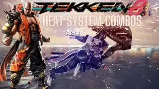 Tekken 8 Heihachi Heat system Combos..!!