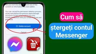 Nou!  Cum se șterge contul Messenger 2024 ||  ȘTERGEȚI permanent contul Messenger