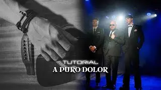 Emanero, Rusherking, Angel Lopez - A PURO DOLOR || Tutorial guitarra (Bien explicado)