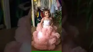 Платье облако, благодарность от маленькой заказчицы!