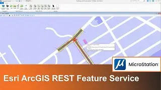 Using the Esri ArcGIS REST Feature Service in MicroStation 2023.1