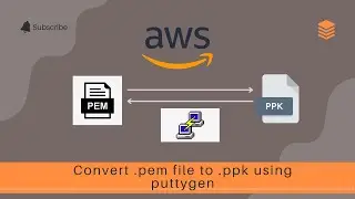 AWS || Convert  .pem file to .ppk file by using Puttygen.