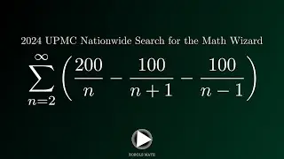 UP Math Wizard: Infinite Series